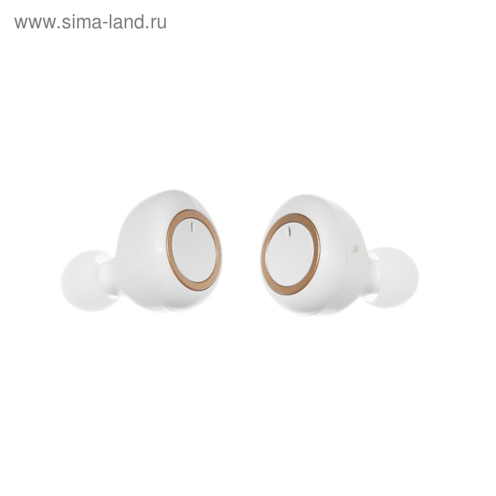 Наушники беспроводные Luazon VBT 1.20, вакуумные, Bluetooth 5.0, 300 мАч бокс, белые