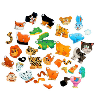 Конструктор-персонаж «Уши, лапы и хвосты» Конструктор-персонаж «Уши, лапы и хвосты»