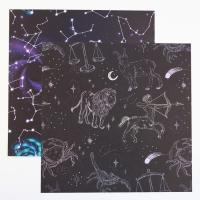 Набор бумаги для скрапбукинга «Космос внутри», 12 листов, 30.5 х 30.5 см, 180 г/м² Набор бумаги для скрапбукинга «Космос внутри», 12 листов, 30.5 х 30.5 см, 180 г/м²