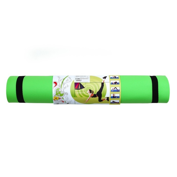 Коврик для йоги &laquo;Мандала&raquo;, 173 х 61 х 0,4 см.