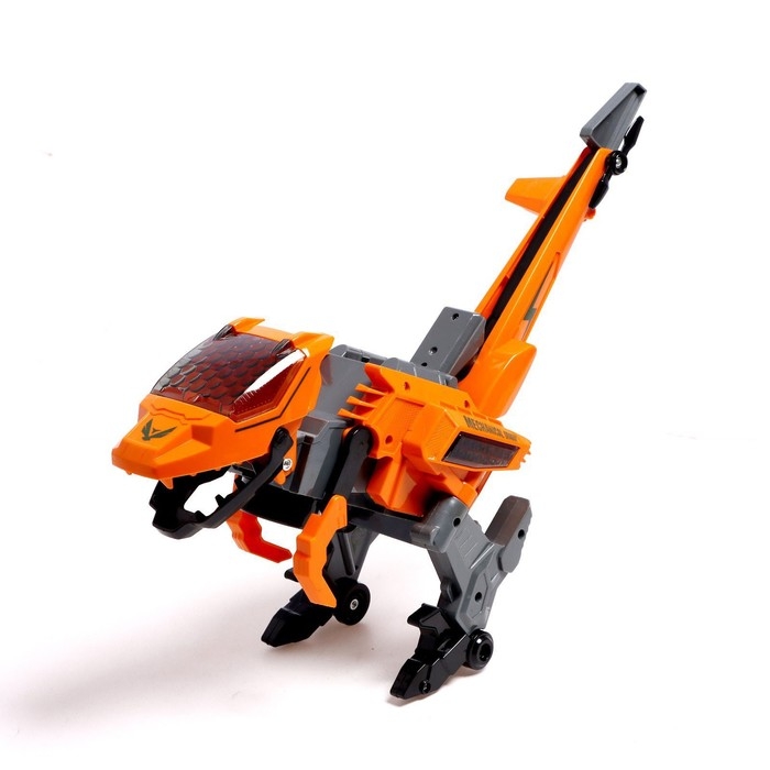 Робот &laquo;Вертолёт&raquo;, трансформируется в динозавра, световые и звуковые эффекты, цвет МИКС