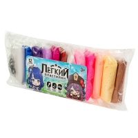 Лёгкий пластилин, набор 12 нежных цветов «Для девочек» Лёгкий пластилин, набор 12 нежных цветов «Для девочек»
