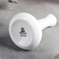 Ваза фарфоровая для цветов Wilmax, 9,5&times;14,5 см, цвет белый