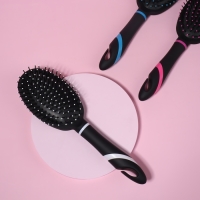 Расчёска массажная, 6,5 × 25 см, цвет МИКС Расчёска массажная, 6,5 × 25 см, цвет МИКС