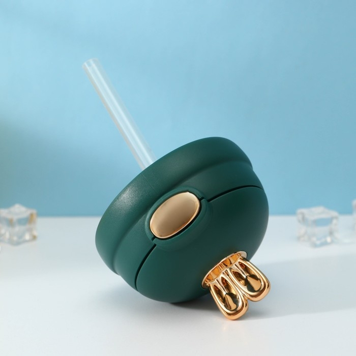 Бутылка для воды стеклянная «Ушки», 350 мл, 9,5×9×17 см, цвет МИКС Бутылка для воды стеклянная «Ушки», 350 мл, 9,5×9×17 см, цвет МИКС