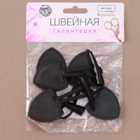 Застёжка-клевант 16 &times; 3,6 см, 3 шт, цвет чёрный