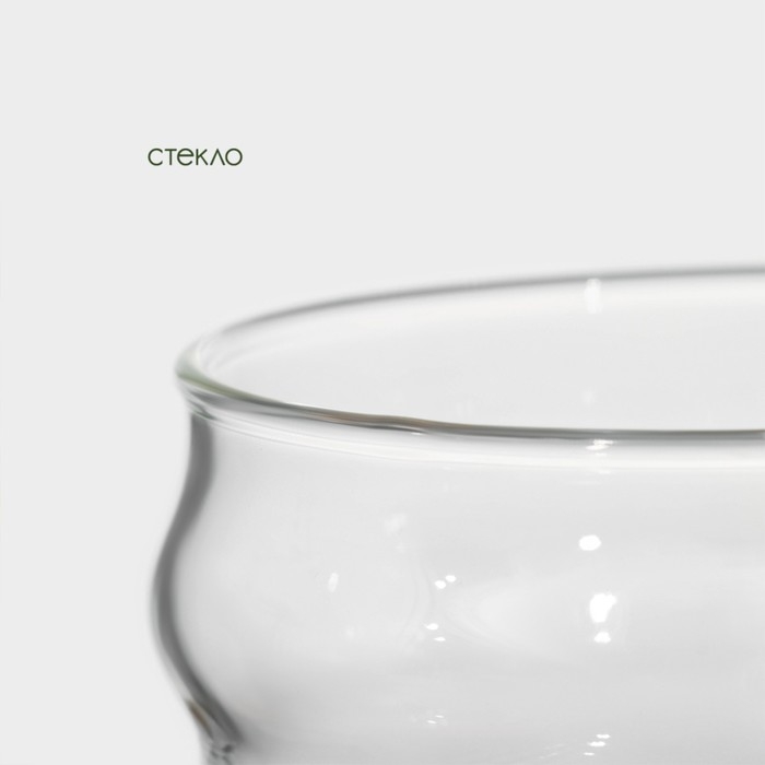 Банки для хранения сыпучих продуктов с ложками на бамбуковой подставке BellaTenero &laquo;Эко. Грани&raquo;, 3 предмета: 295 мл, 10&times;13 см