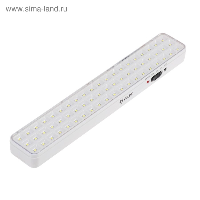 Светильник светодиодный аварийного освещения Volpe Светильник светодиодный аварийного освещения Volpe "ВЫХОД", встр. аккум, 5 Вт, 6500К, 230 В