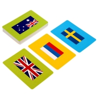 Карточная игра «Флагомания», 54 карточки Карточная игра «Флагомания», 54 карточки