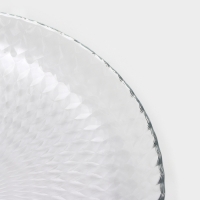 Тарелка десертная стеклянная &laquo;Идиллия&raquo;, d=19 см