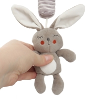 Подвеска - погремушка &laquo;Зайка Бонни&raquo;, пищит, шуршит, на кроватку, коляску, Крошка Я