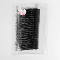 Тесьма металлизированная &laquo;Бахрома&raquo;, 5 см, 4,5 &plusmn; 0,5 м, цвет чёрный