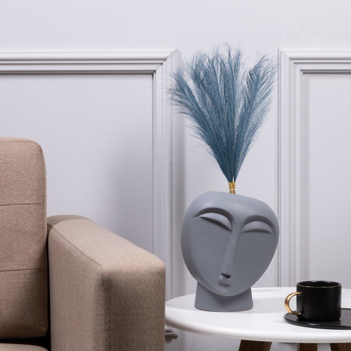 Ветка светодиодная лазурная, 56 см, 15 LED, батарейки ААх2 (не в комплекте), свечение теплое белое