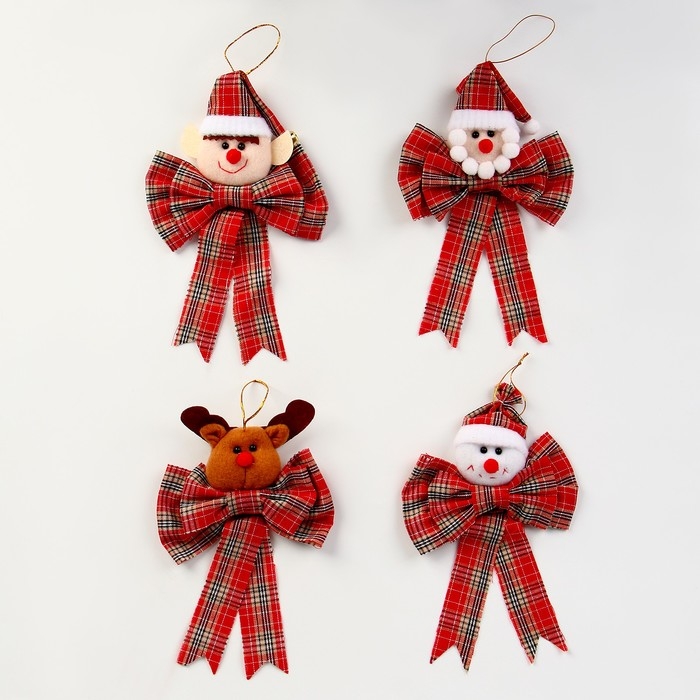 Мягкая игрушка на подвесе &laquo;Новый год&raquo;, виды МИКС