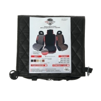 Накидка на переднее сиденье, велюр, размер 35 х 130 см, черный Накидка на переднее сиденье, велюр, размер 35 х 130 см, черный