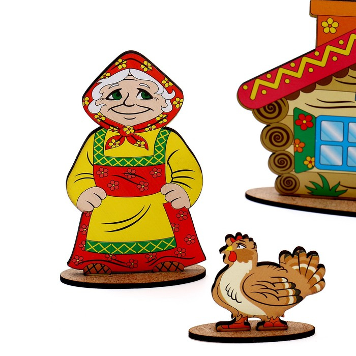 Кукольный театр сказки на столе &laquo;Курочка Ряба&raquo;