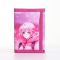 Кошелёк детский на липучке &laquo;Выбражулька&raquo;, цвет розовый