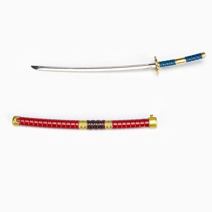 Сувенирное оружие мини "Катана Зоро", 24 см, красная