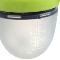 Бутылочка для кормления M&B, ШГ &Oslash;70мм, 150мл., силиконовая колба, цвет зеленый