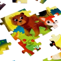 Пазл с фонариком &laquo;На лесной опушке&raquo;, 63 детали