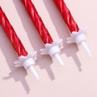 Свечи в торт "Спираль", 6 см, рубиновые, набор 10 шт Свечи в торт "Спираль", 6 см, рубиновые, набор 10 шт