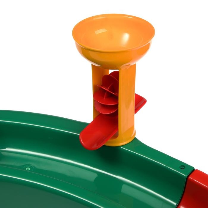 Песочница детская пластиковая, 136 &times; 136 &times; 18 см, с набором для игр, &laquo;Туба-Дуба&raquo;