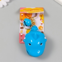 Брелок пластик с карабином "Акула-зубастик" закрывается при нажатии на зуб 5,5х7,5х5 см Брелок пластик с карабином "Акула-зубастик" закрывается при нажатии на зуб 5,5х7,5х5 см