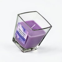 Свеча ароматическая в стекле &laquo;Лавандовая нежность&raquo;, 6,8 х 8 см.