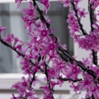 Светодиодное дерево «Сакура» 1.5 м, 540 LED, постоянное свечение, 220 В, свечение фиолетовое Светодиодное дерево «Сакура» 1.5 м, 540 LED, постоянное свечение, 220 В, свечение фиолетовое