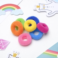 Резинка для волос "Махрушка" (набор 72 шт) полоски Резинка для волос "Махрушка" (набор 72 шт) полоски