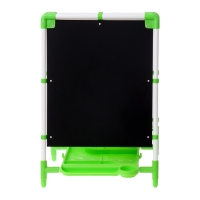 Мольберт детский двусторонний &laquo;Доска знаний&raquo;, регулируется по высоте, + учебные принадлежности, цвет салатовый