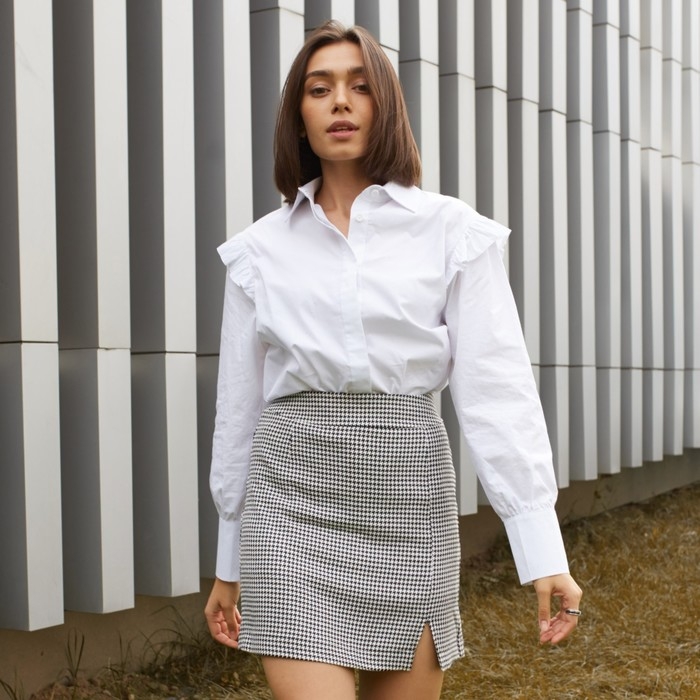 Рубашка женская MIST, р. 44, белый Рубашка женская MIST, р. 44, белый