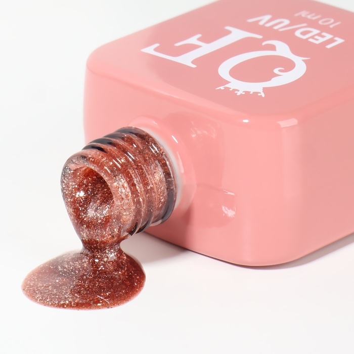 Гель лак для ногтей &laquo;COLOR CHROME&raquo;, 3-х фазный, 10 мл, LED/UV, цвет красный (67)