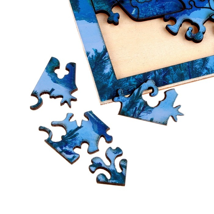 Пазлы деревянные фигурные &laquo;Красота природы&raquo;, 180 элементов