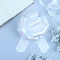 Бант-шар №5 перламутровый, цвет белый Бант-шар №5 перламутровый, цвет белый