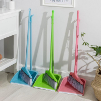Щётка для пола Доляна, совок 25&times;26 см, щётка 23 см, металлическая ручка 78 см, цвет МИКС