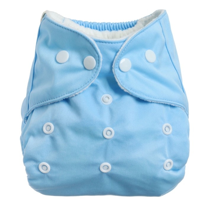 Многоразовый подгузник, 3-15 кг, цвет голубой, Крошка Я Многоразовый подгузник, 3-15 кг, цвет голубой, Крошка Я
