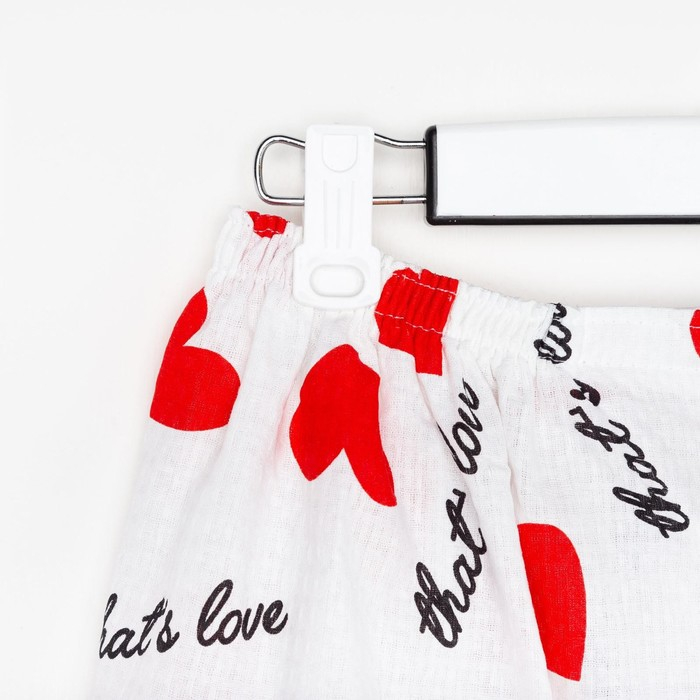 Полотенце для бани &laquo;Сердечки&raquo; женское парео,80х150&plusmn;4 см, 100% хлопок, ваф. полотно, 160 гр/м2