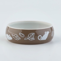 Миска керамическая &laquo;Вкусняшки&raquo;, 80 мл, для грызунов