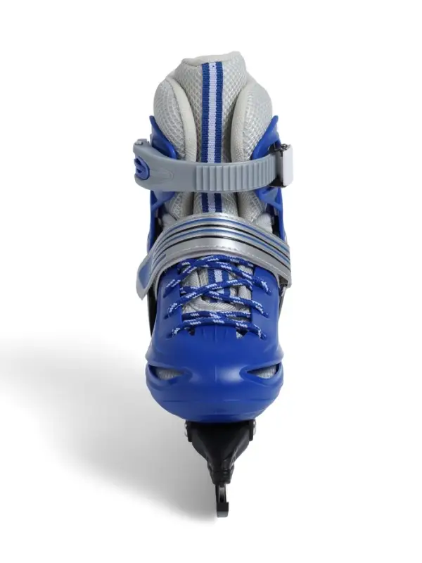 Коньки детские раздвижные BlackAqua, р. 34-37, для фитнеса, синие