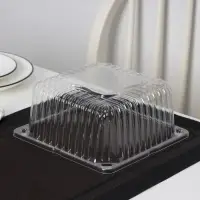 Крышка для тортницы пластиковая одноразовая ИП-43, 18,5&times;18,5&times;10,5 см, внутренний 16&times;16&times;10 см, 480 шт/уп