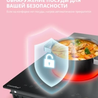 Индукционная варочная панель CIH301, 2 конфорки, инвертор
