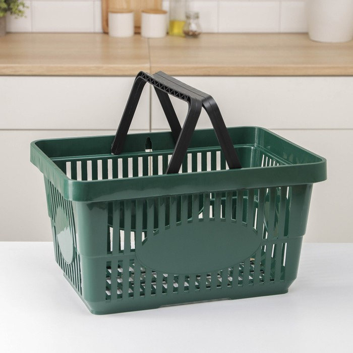 Корзина для покупок, 42,5×30×22,5 см, цвет МИКС Корзина для покупок, 42,5×30×22,5 см, цвет МИКС