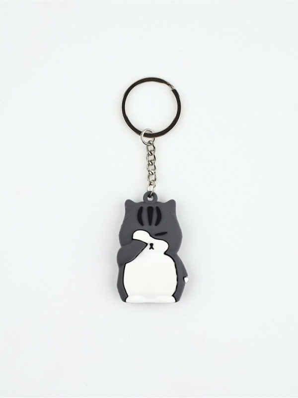 Брелок для ключей &laquo;Кот&raquo;, 10&times;3.4 см