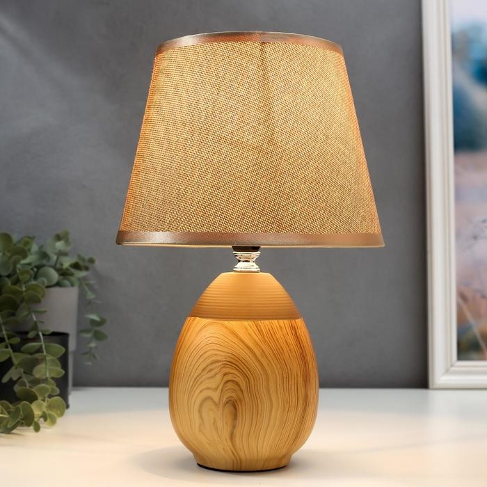 Лампа настольная 16305/1BR E14 40 Вт светлое дерево 20&times;20&times;31 см