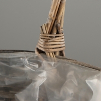 Набор корзин, 30 х 18/49 см, 24 х 15/45 см, 2 шт, серые, ива Набор корзин, 30 х 18/49 см, 24 х 15/45 см, 2 шт, серые, ива