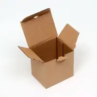 Коробка под кружку, 10&times;8&times;10 см, бурая