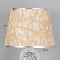 Лампа настольная "Рета" 1х40Вт Е27+подсветка, хром 29х29х51см Лампа настольная "Рета" 1х40Вт Е27+подсветка, хром 29х29х51см