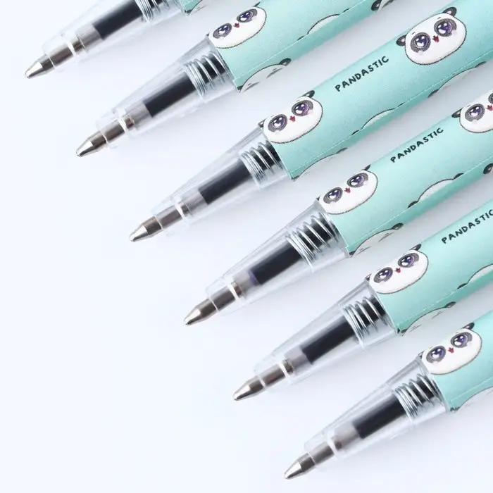 Ручка шариковая, синяя паста мини автоматическая &laquo;Пандастик&raquo;