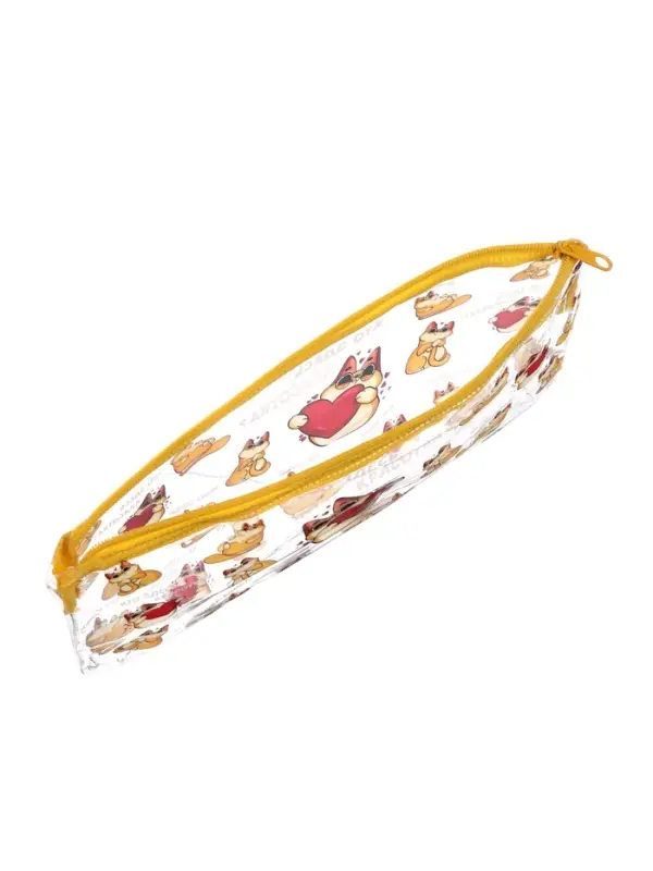 Пенал  мягкий 1 отд. плоский 95*205 Calligrata ПВХ "Кто здесь красотка?" Котики